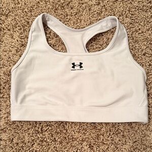 Under Armour Classic White Racerback Bra